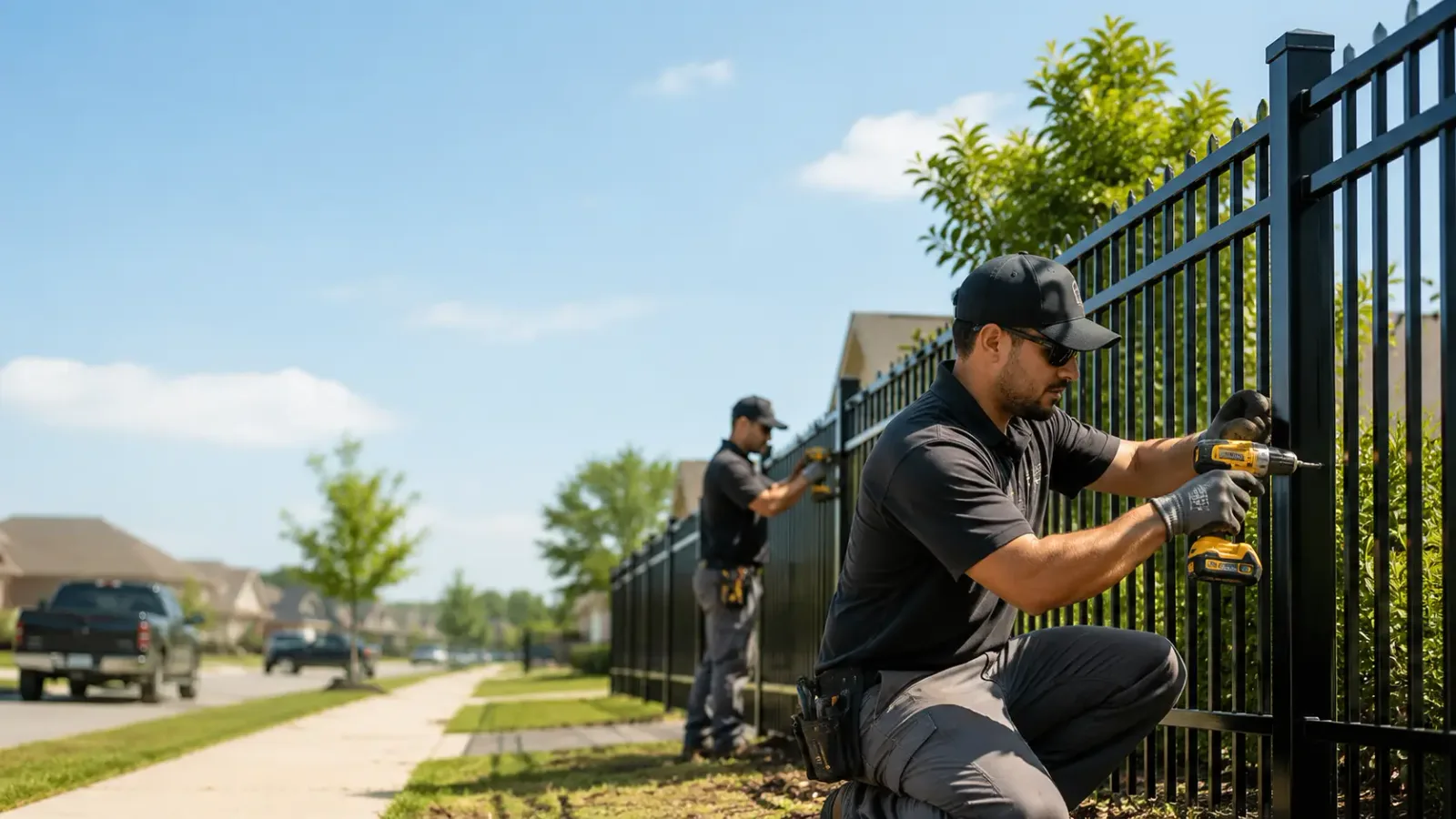 Metal Fence Installation in Crofton, KY